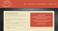Desktop Screenshot of mcbelectricalcontractors.com